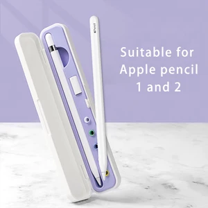 Apple Kalem için, Kutu 1/2, Taşınabilir, Tutucu Ucu, Kılıf, Aksesuarlar, ipad'de iPencil Kalemi Kalem Dokunmatik Kalemli Koruyucu Kılıf, Saklama Kapağı pilde 8 büyük satış, 8 ve 4 v pil takımı no. 4
