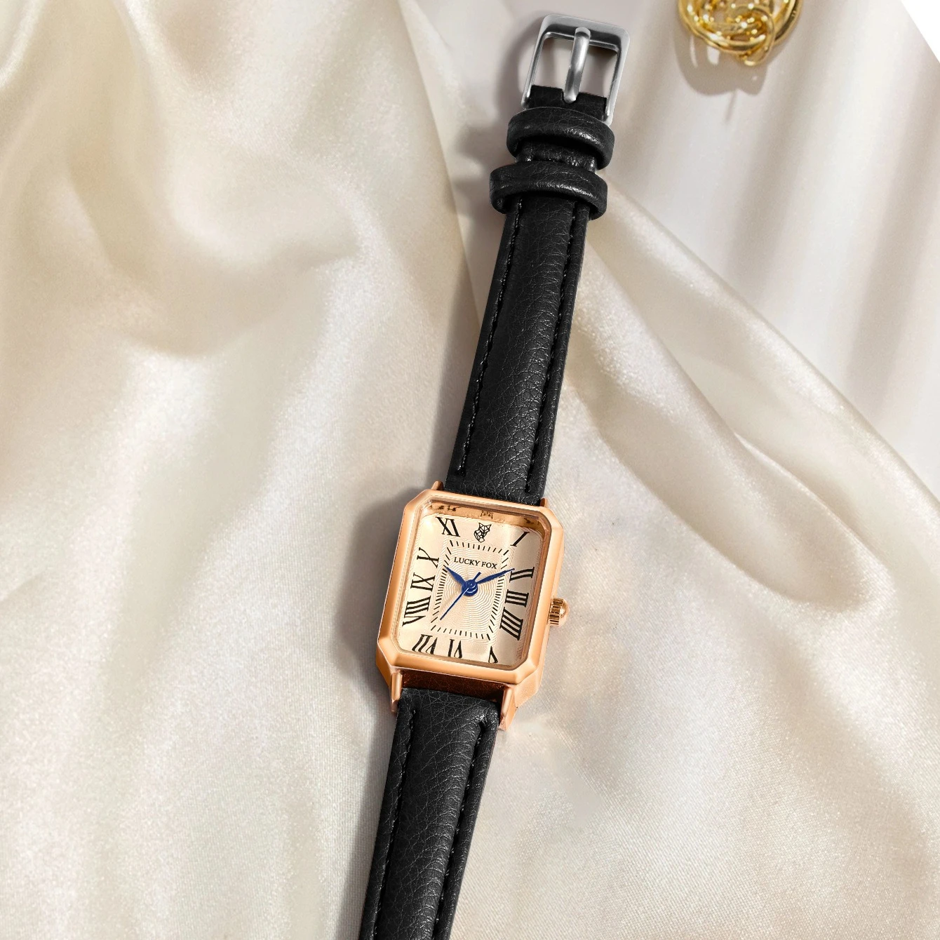 Luxury Fashion Retro Digital Dial Casual Watches Square Leather Strap Fashionable Clock Quartz Wristwatch for Women Relojes - Image 3