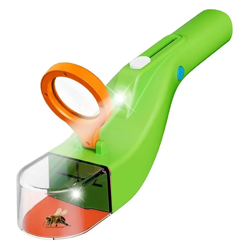 

^Arrival Bug Trap Magnifying Glass Viewer With LED Light,No-Touch Insect Trap For Kids Indoors And Outdoors B