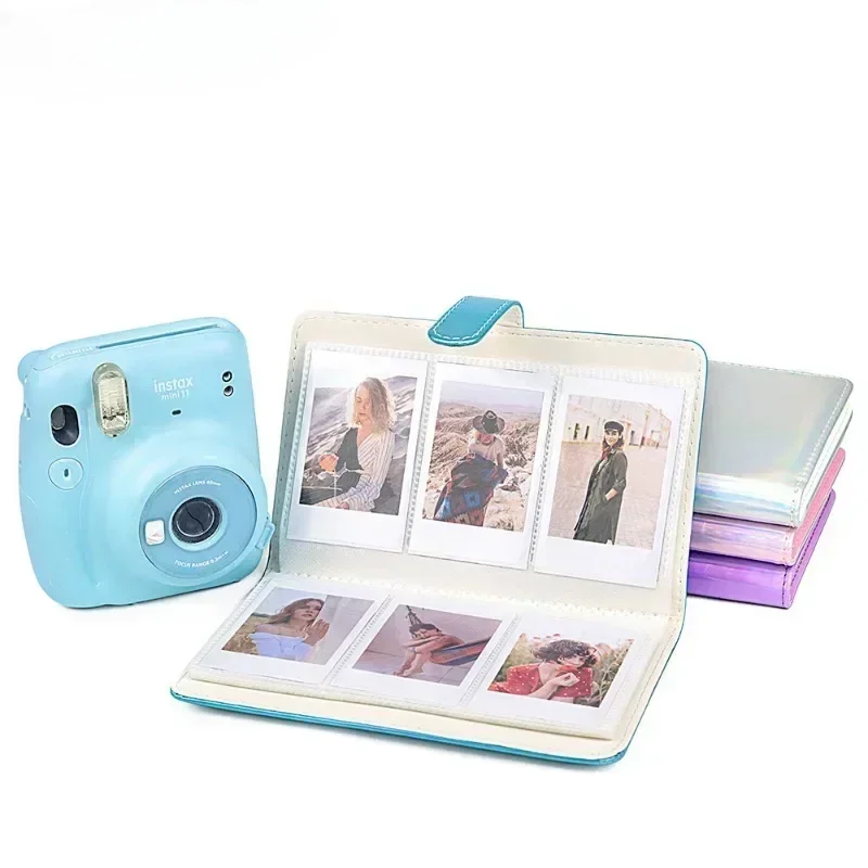 1pc Mini 3 Inch Photo Album Picture Storage Frame 96 Pockets Name Card Holder Card Storage Bag Girl Birthday Gift