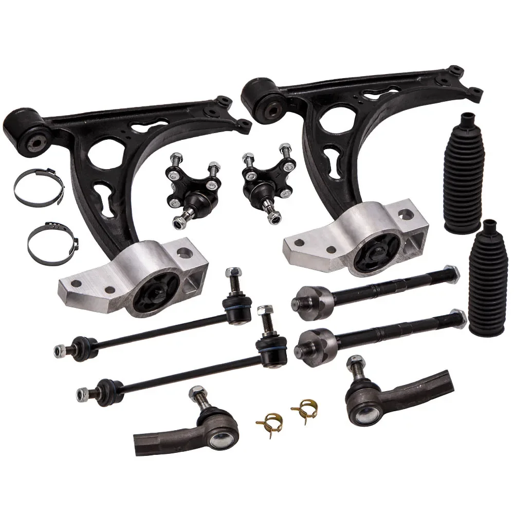 Kit de bras de commande de suspension inférieur avant, Wishbone, Audi A3, VW Golf V, verrerie 1 Golf VI 5K1 mp 5