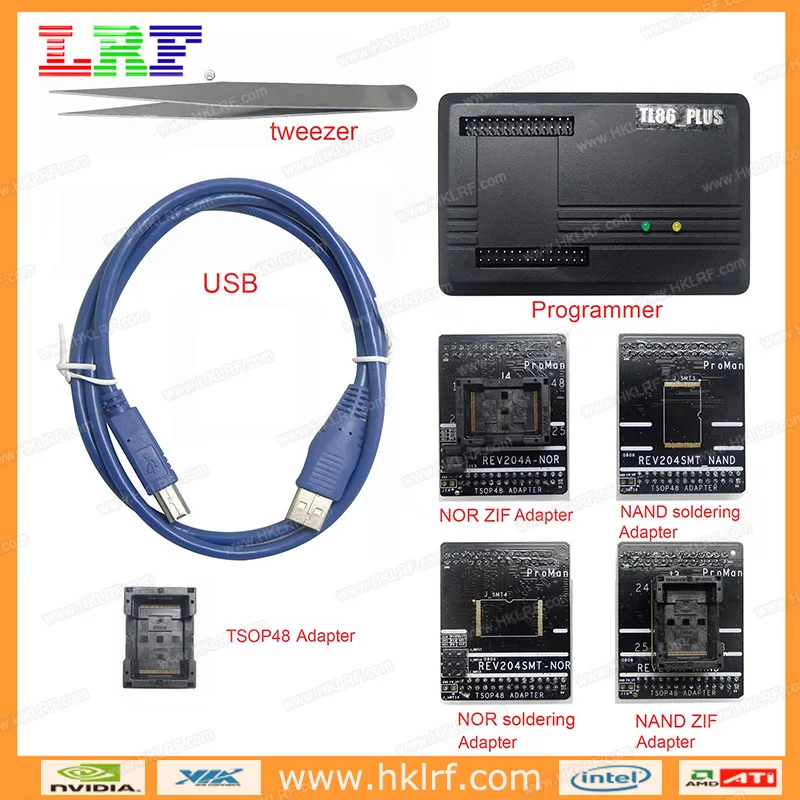 เครื่องโปรแกรมเมอร์ NAND FLASH รุ่น Peiqi TL86 PLUS เครื่องมือกู้คืนข้อมูล เครื่องมือซ่อมแล็ปท็อป