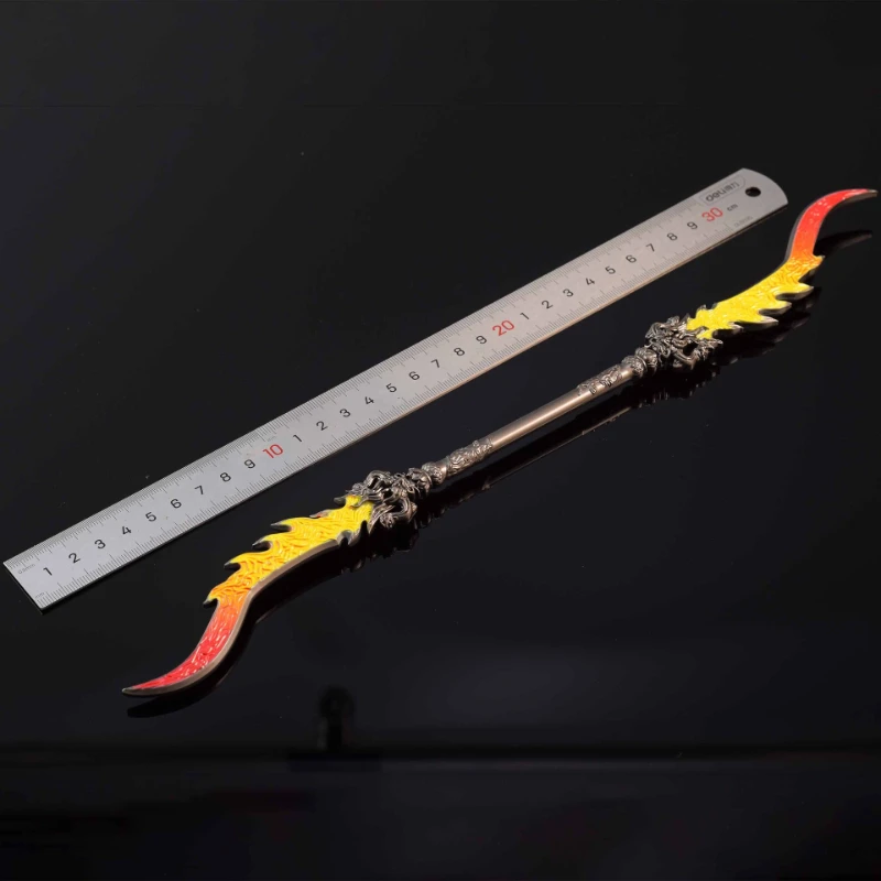 35cm13.77in 黒神話: WuKong Guangzhi 赤潮ナイフゲーム周辺機器おもちゃナイフ金属武器コレクションモデル男の子のおもちゃギフト