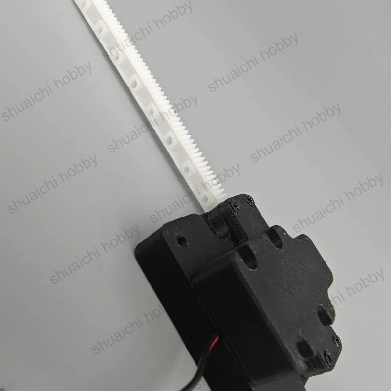 1PCS 3-5V Motore Push-Pull a Movimento Alternativo con Cavo di Alimentazione 96mm-Corsa Ingranaggio Push Rod per Robot RC Modello di Aereo Parti FAI DA TE
