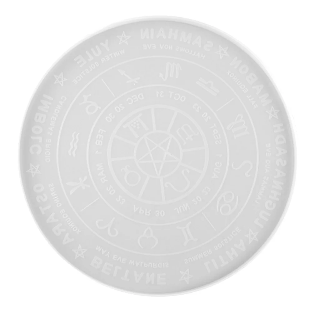 

Divination Mirror Shape Silicone Mold Portable Lightweight DIY Mold Creative Crystal Epoxy Handmade Tray Simple