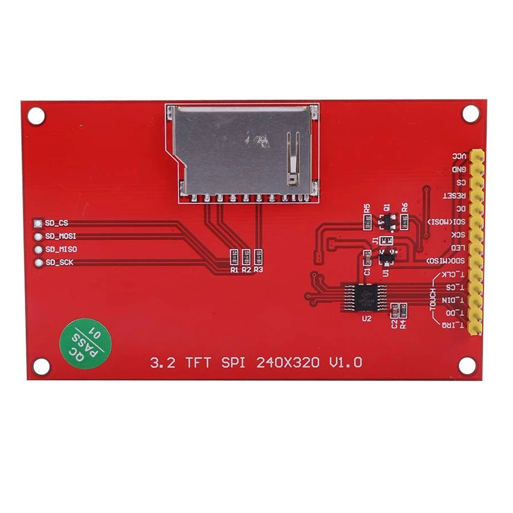 

3,2 дюймовый серийный Tft ЖК-модуль 320X240 Spi, экран дисплея с драйвером контактной панели Ic Ili9341 для Mcu