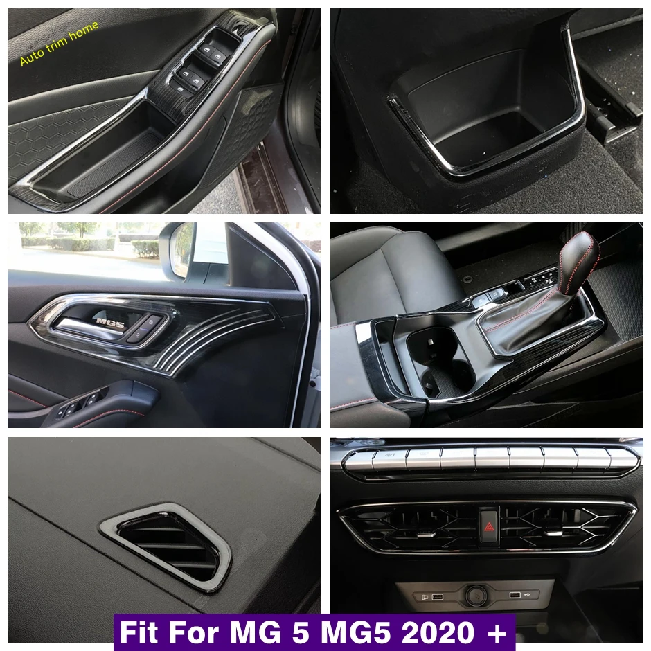 

Window Lift Button / Gear Box / Glove Storage / Headlights / Handle Bowl / Air Condition Vents Cover Trim For MG 5 MG5 2020 2021