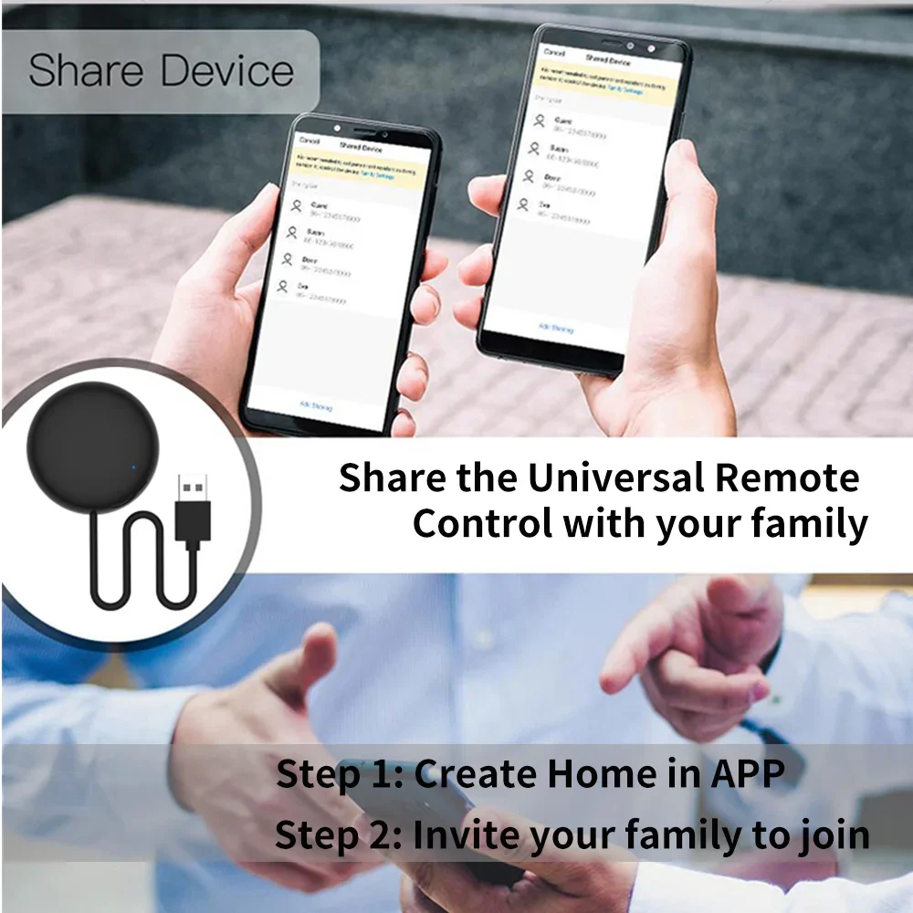 Tuya WiFi IR Control remoto inteligente Universal para TV aire acondicionado Alexa Control remoto funciona con Google Home Yandex Google