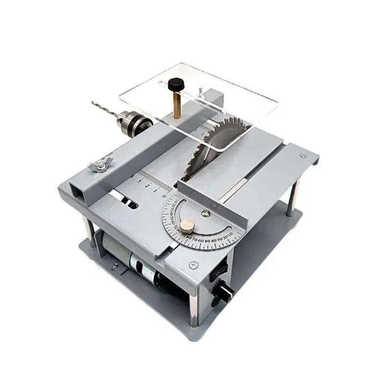 Multi Function Mini Table Saw with Lift Table High Precision for DIY Woodworking Projects