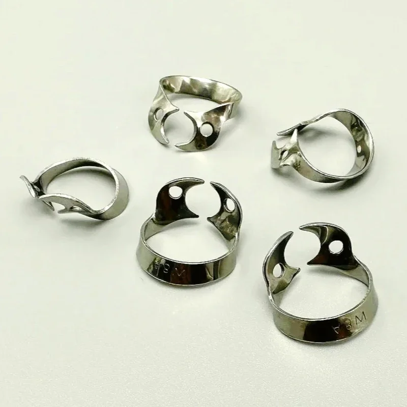 10pcs W8A Rubber Dam Clamp, Repair Barrier Clamp, Frame Bracket Made of Stainless Steel Material