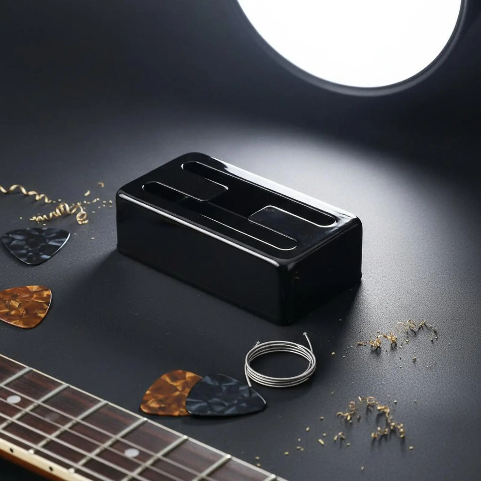 H Design Pickup Cover Replacement Part Brass Guitar Pickup Cover Polished Finish Shining Decoration for Luthiers