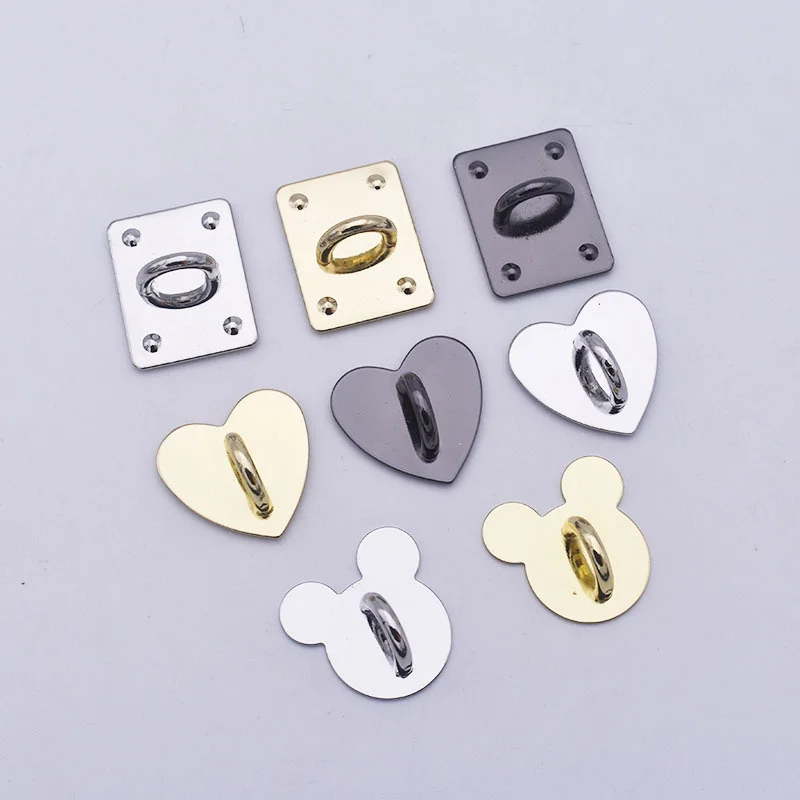 1pc Self Adhesive Metal Heart Phone Charm Holder Mobile Phone Case Finger Ring Stand Hooks Buckle Charms Clasp Accessories New