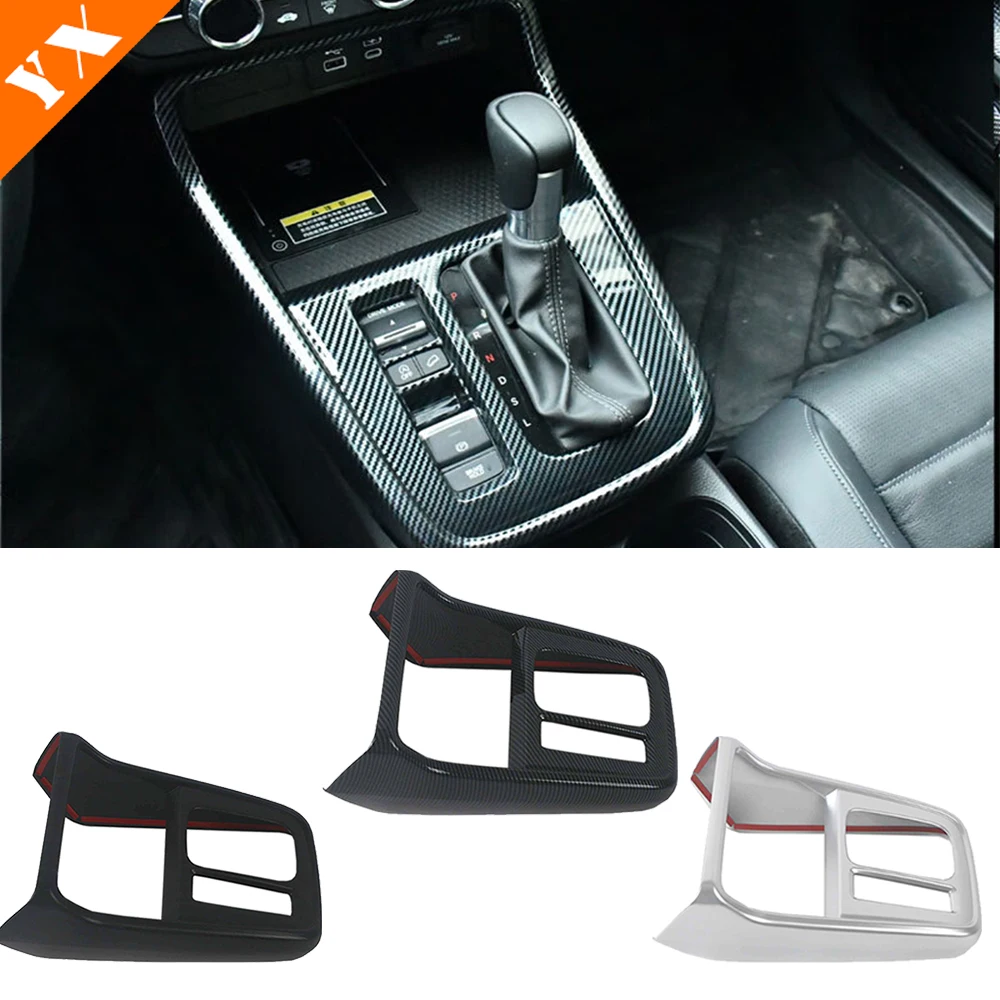 For Honda CRV CR-V 2023-2024 Accessories Plastics Carbon/Black Car Interior  Gear Shift Panel Cover Trim Car Stickers Decoration