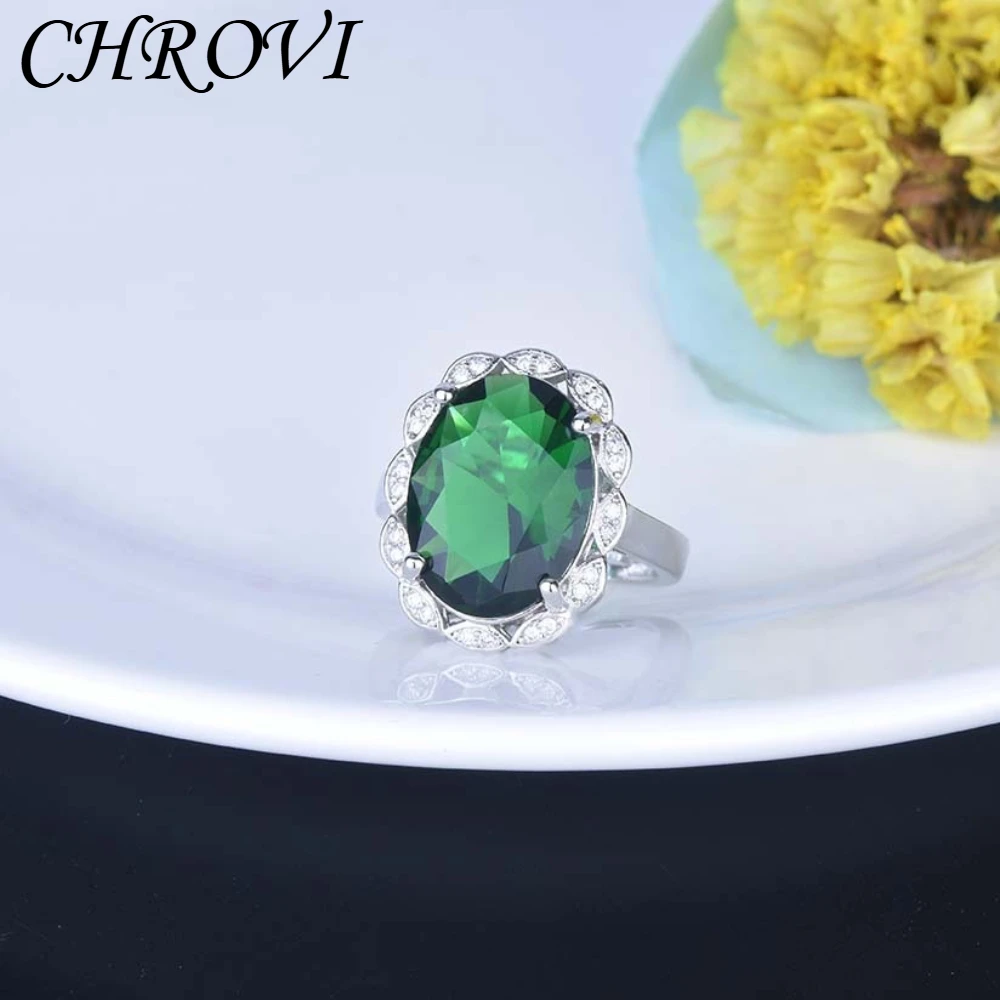 Exquisite 925 sterling silver gemstone series Krystal Blue Topaz ring, rose gold open-ended ring for women