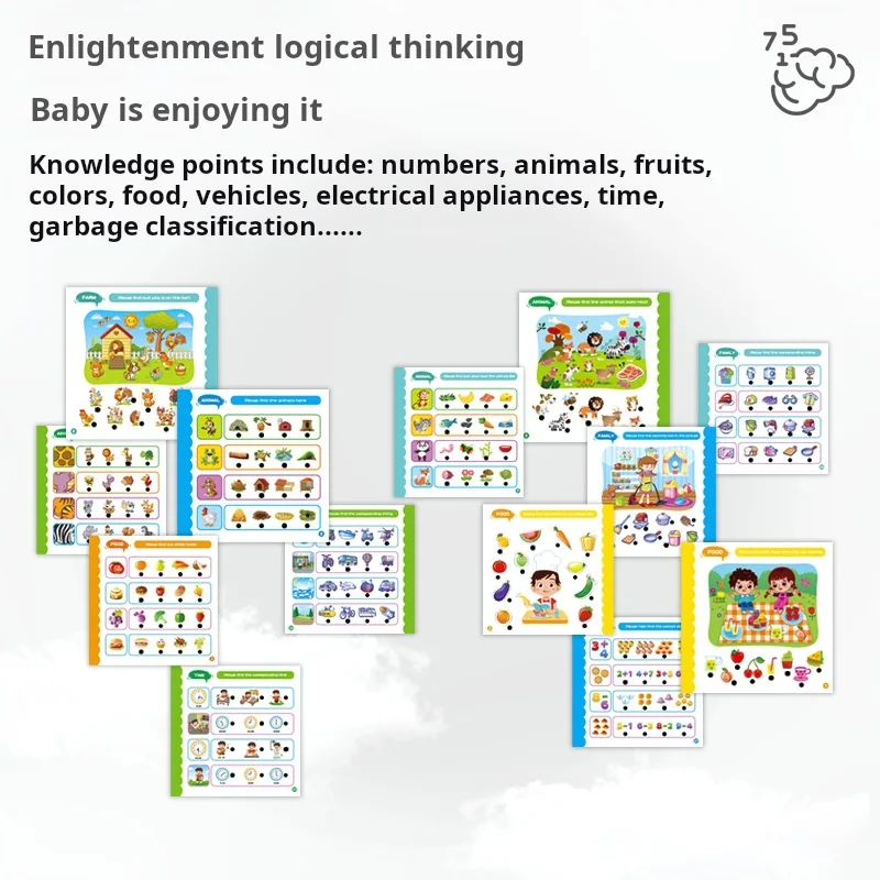 English Point Reading Pen Children's Early Education Educational Toy Intelligent Logic Sound English Learning Pen