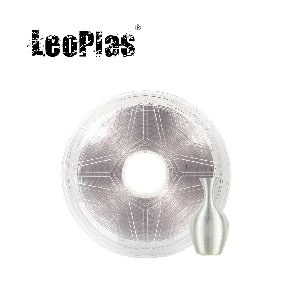 

LeoPlas Natural Clear TPU Filament Transparent Flexible 1.75mm 1kg 95A Shore Hardness 3D Printer Consumables Printing Supplies