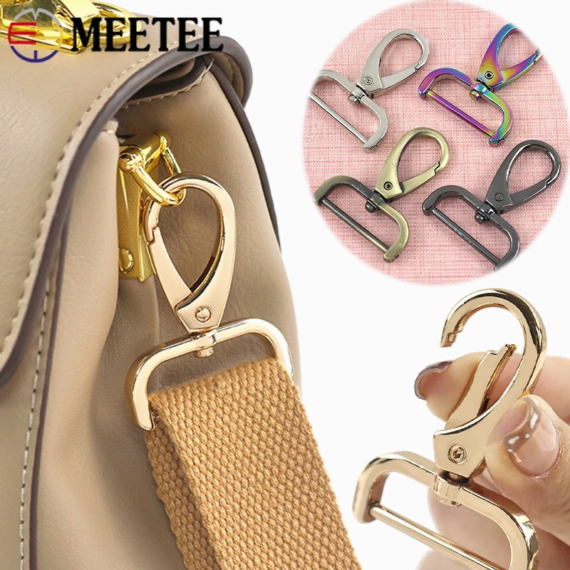 

2/5Pcs 13-38mm Metal Buckle Detachable Lobster Clasp Trigger Snap Hook Strap Carabiner Clip for Pet Collar DIY Bag Accessories