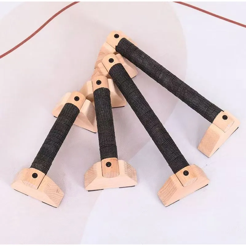 Wooden Push‑up Bar Stands  Muscular Arm Equipment Of Handstand Trainer Household Gym Parallel Fitness Anti-skid Prone Frame