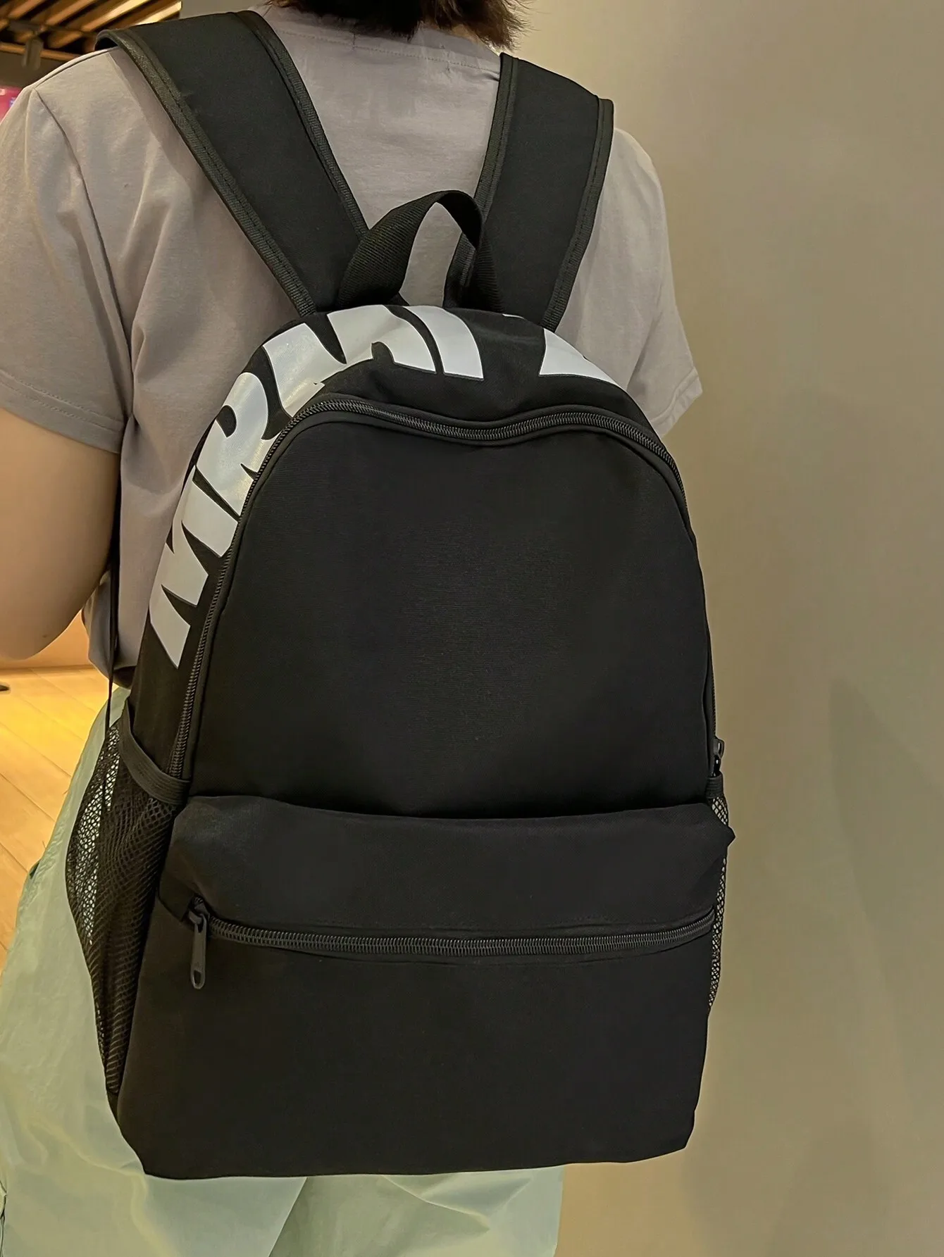 Large Capacity Backpack, Multi Pockets, Zipper Design, Solid Color Classic Big Backpack, School Backpack , Back To School sg25043005075482540