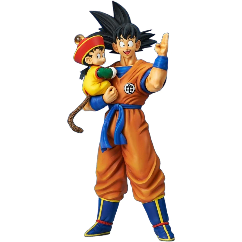 18cm anime son gokuu son gohan figura dragon ball z desktop golfe legal modelo brinquedo presente coleção ornamentos arte pvc filho gokuu