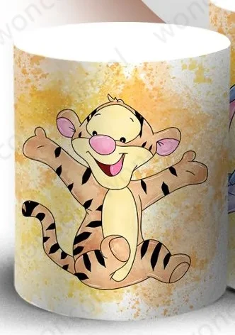طفل بوه خلفية مستديرة ويني ذا بوه استحمام الطفل خلفية الطفل بوه تيجر Eeyore خنزير صغير غطاء اسطوانة 1st عيد ميلاد الدعائم