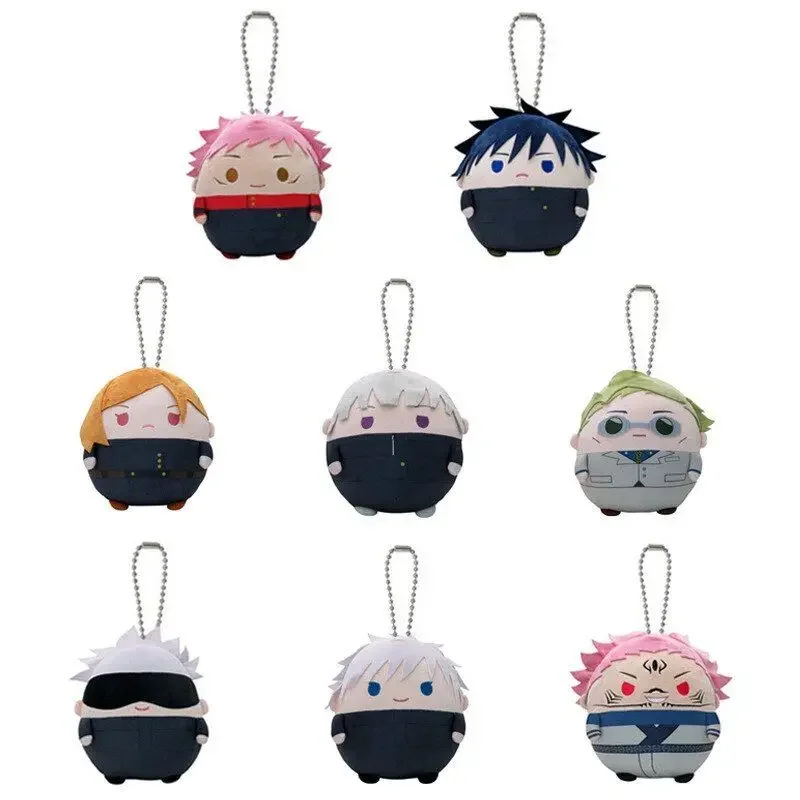 Jujutsu Kaisen juguete de peluche, almohada de felpa de 10cm, Gojo Satoru, Itadori, Yuji, Fushiguro, Megumi, edición Q, Anime, periférico, Kawaii