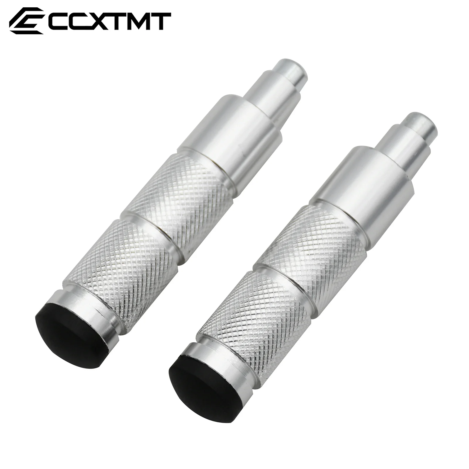 Universal CNC Aluminum M8 Motorcycle Bike ATV Scooter Dirt Bike Footrests Foot Pegs Pedals For Yamaha Honda Kawasaki KTM Suzuki