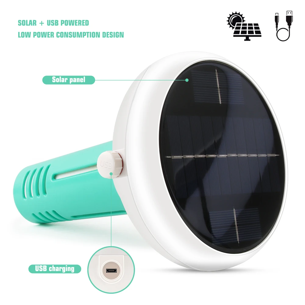 Flutuante clorômetro impermeável com Smart Hub, USB Solar Powered medidor de pH para piscinas, sal, CE, TDS, ORP, Temp, WiFi, 7-em-1