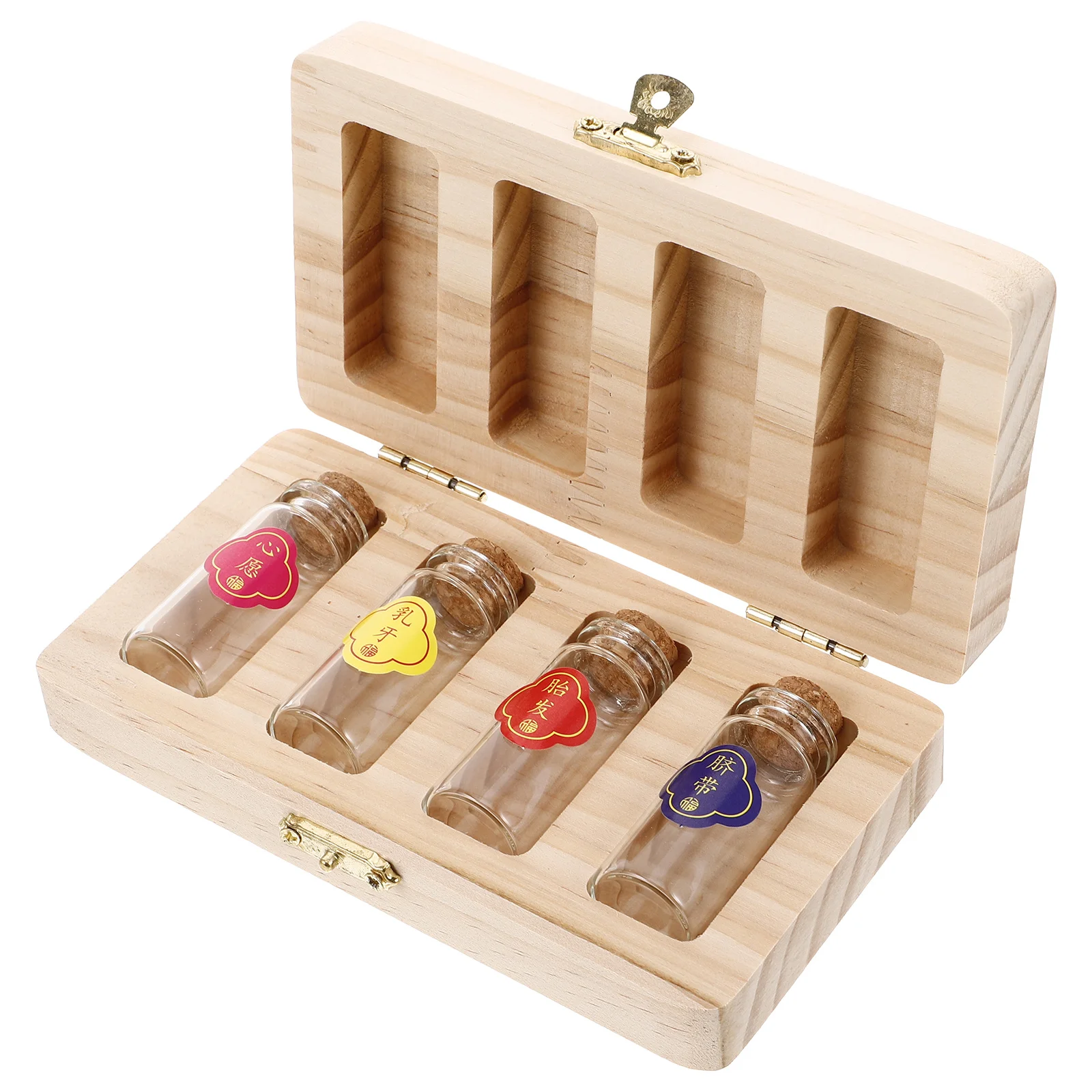 

1Set Baby Keepsake Box Lanugo Umbilical Cord Storage Case Infant Fetal Hair Holder Newborn First Haircut Keepsake