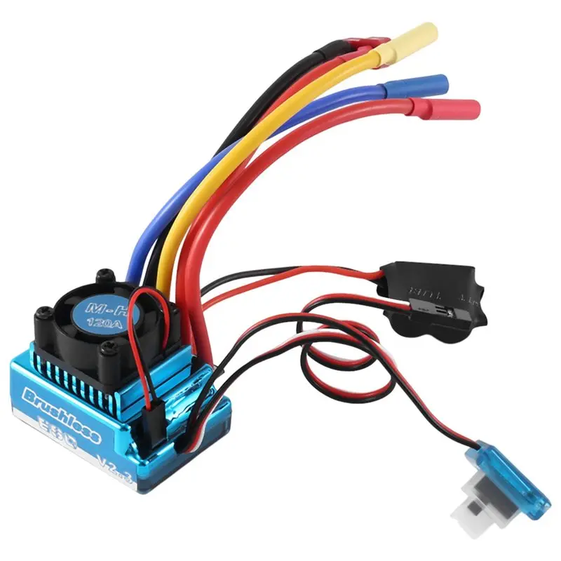 ABUM-2X 3650 Brushless Motor 3600KV And 120A ESC For 1/8 1/10 RC Car Drift Racing Off-Road Monster Truck