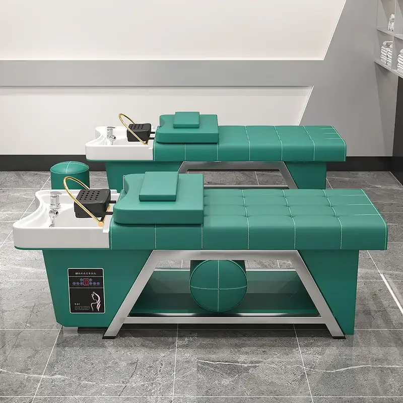 Salon-Shampoo-Bett mit Wasserzyklen und Dampfgarer, thailändisches Shampoo-Massagebett