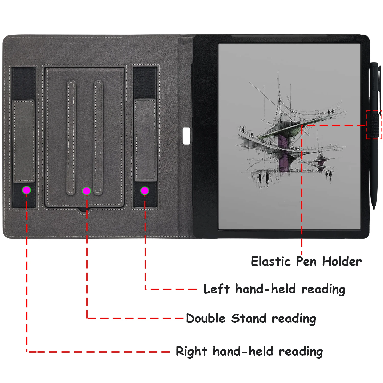 Double Stand Case for 10.3