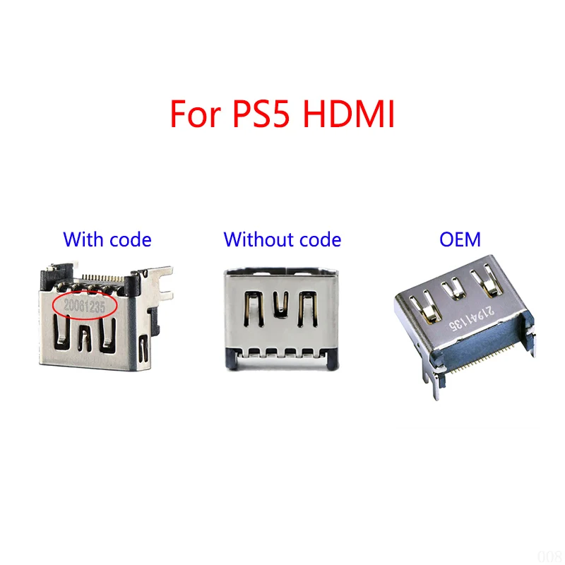 5PCS/Lot HD Interface For PS5 HDMI-Compatible Socket Jack For Playstation 5 HDMI Port Connector