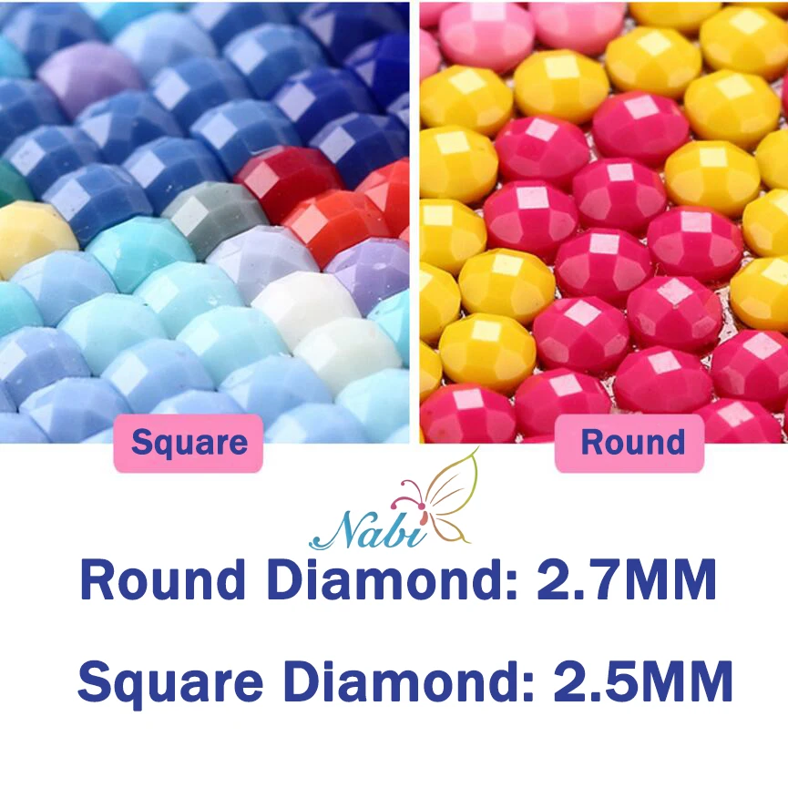 5D DIY photo custom Diamond Painting Picture Round and square diamonds  DMC 447 colors Diamond painted stone