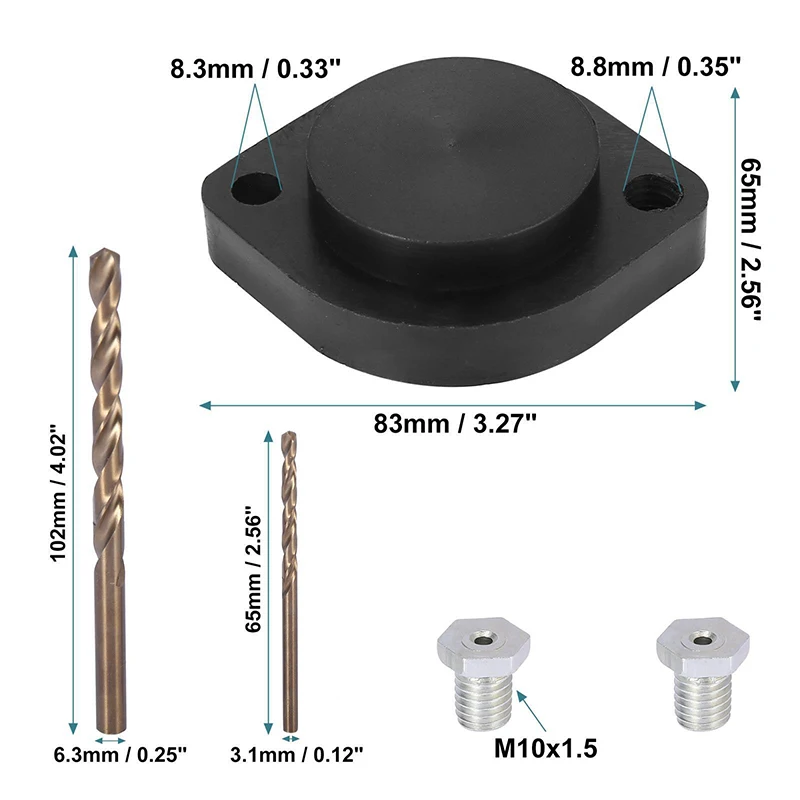 

Motorcycle Exhaust Stud Drilling Kit Drill Plate Repair Tool Fit For Harley Touring Tour Glide Sportster 883 Accessories