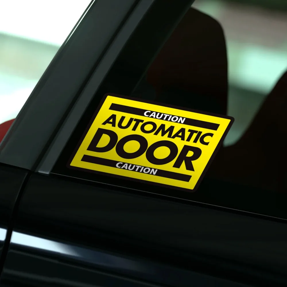AUTOMATIC DOOR Vinyl Sticker, Car Exterior Decal for Window Body Auto Styling Decoration