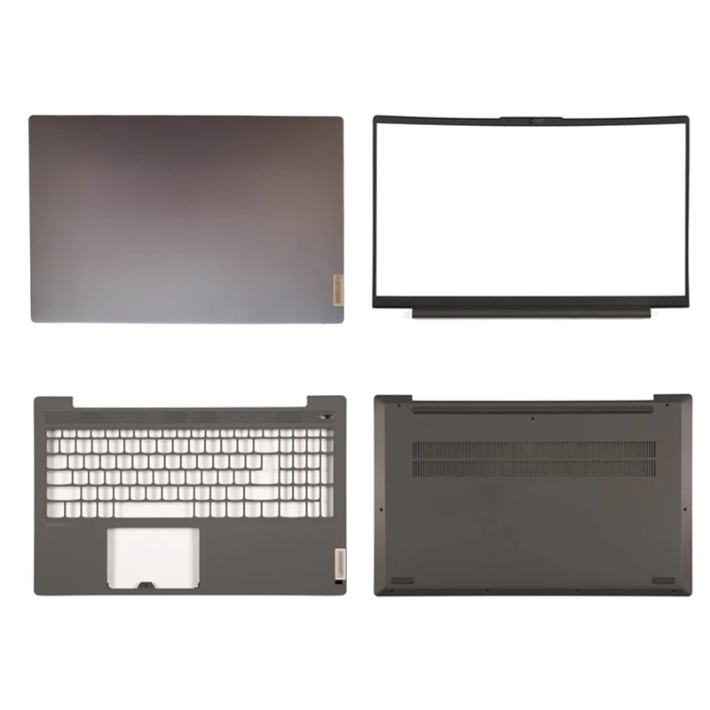 New  5cb0x56073 blk for lenovo ideapad 5-15 5-15iil05 5-15are05 5-15itl05 lcd frame/palmrest top cover/bottom base bottom cover