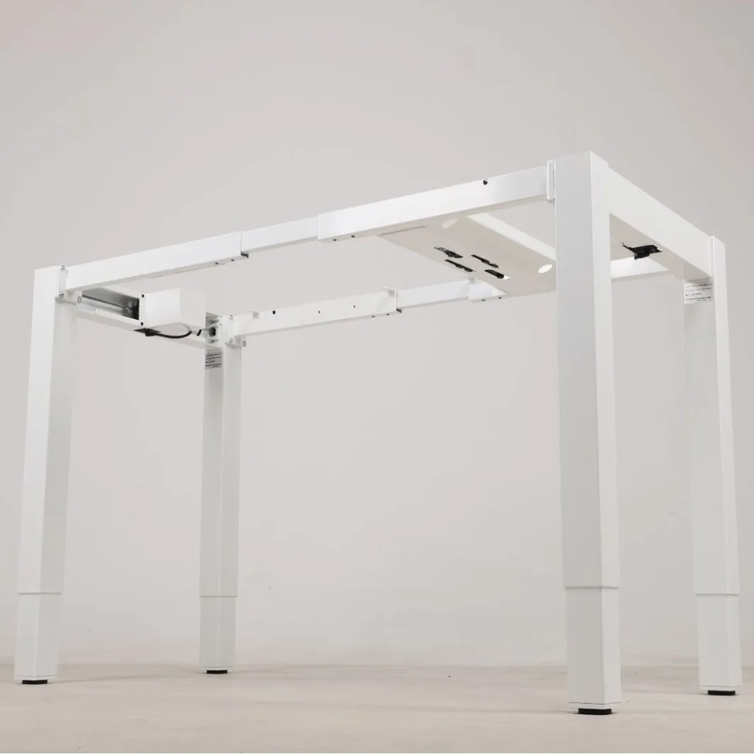 Elektryczny stół podnoszony, drewniana duża deska do salonu, biurko z czterema nogami, elektryczny stół podnoszony, stolik kawowy