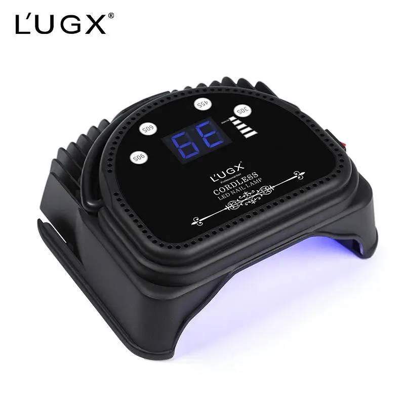 LUGX 886s Oem Logo 66W Professional Nail Dryer Light Cordless Portable Rechargeable UV LED Nail Lamp