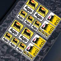 1pc Stickers Moto Sticker Auto Body Bumper Windows Motorcycle Laptop Walls Vinyl Decal Car Tuning Accessories FOR A-AGIP Eni Oil