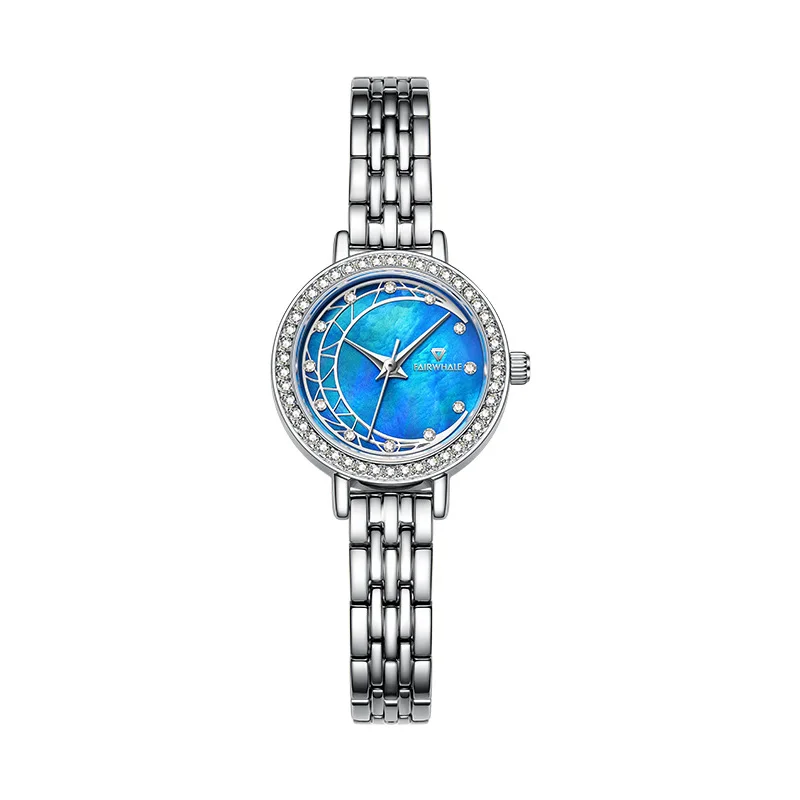 MARK FAIRWH Watch Star Moon Light Luxury Diamond Set Quartz Watch for Women