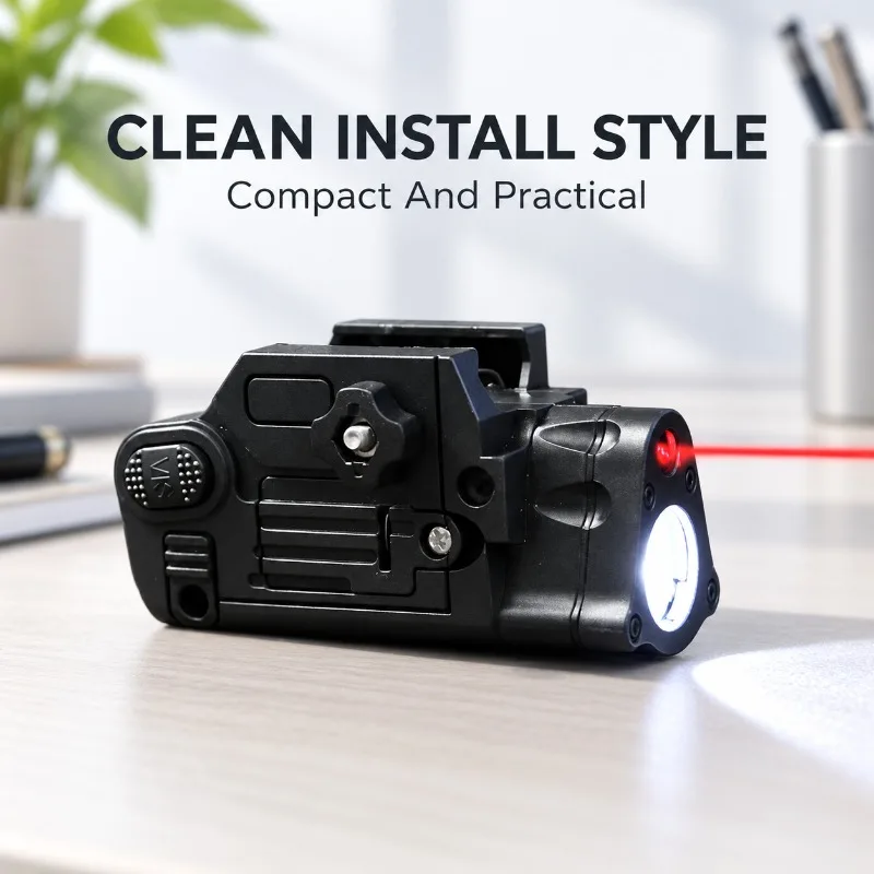 Dual‑purpose Under‑mount Ornament Light, Bright Torch and Beam Indicator Accessory for Hobby Collection
