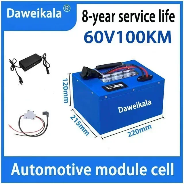 Daweikala,New electric vehicle lithium battery 72v48v60v super capacity 100km lithium battery electric motorcycle tricycle