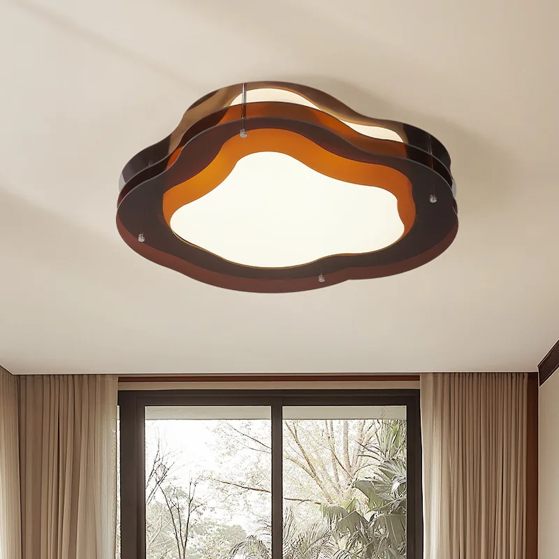 French Medieval Acrylic Ceiling Light Creative Designer Retro Bedroom Study Corridor Indoor Lighting Fixture Kitchen Coffee Shop