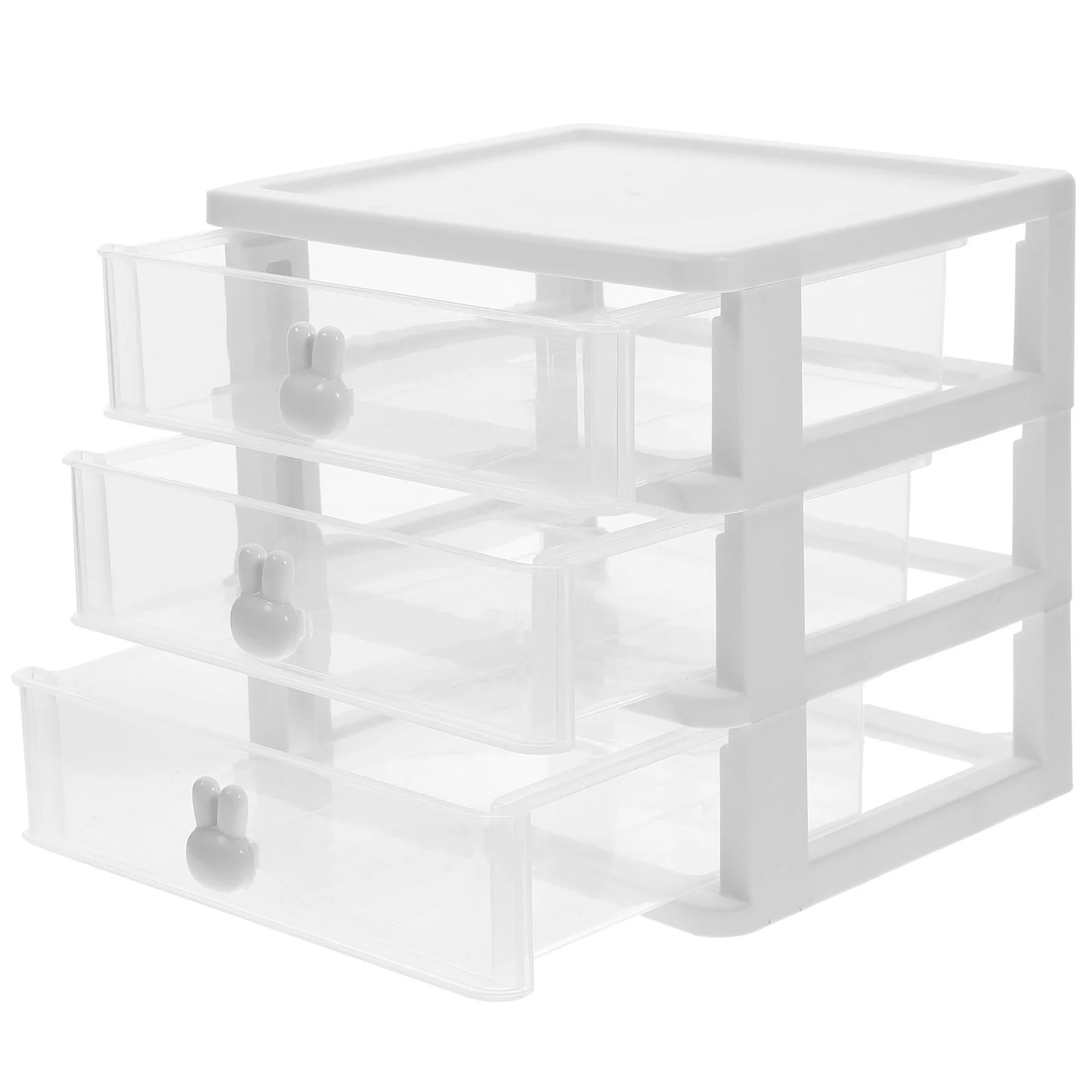 MELDesign-Boîte de rangement de bureau en plastique, mallette multifonctionnelle de bureau, mallette de proximité pour maquillage