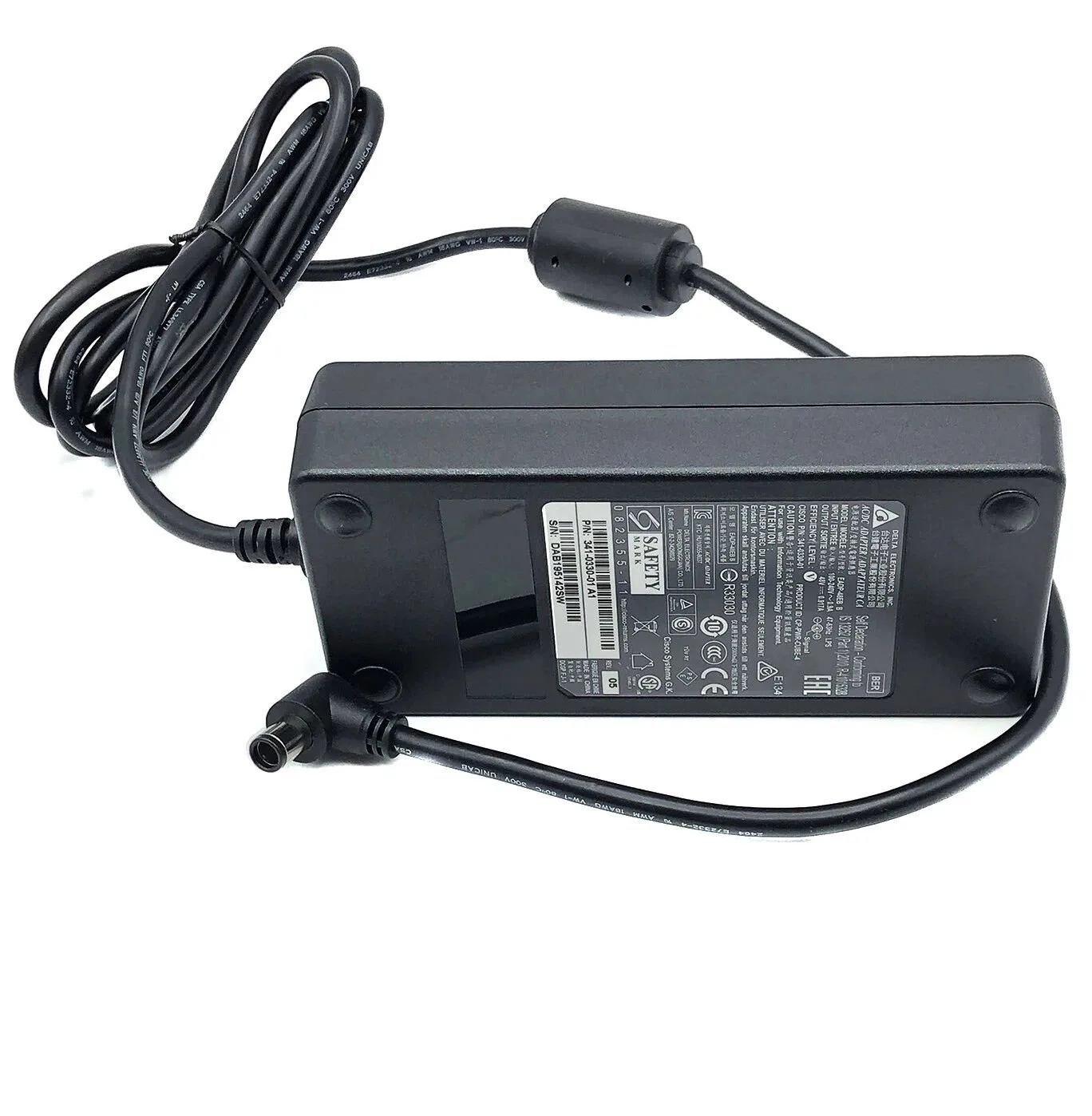 Genuine DELTA ADP-50FR B 48V 1.05A 50W AC Adapter Charger For CISCO CP-PWR-CUBE4 8900 9900 8945 9951 IP PHONE Power Supply Used