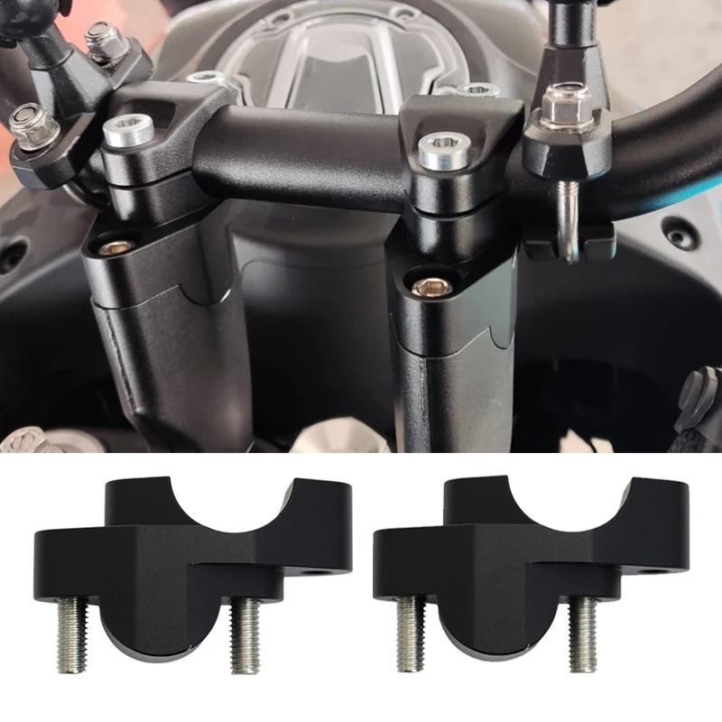 For CFMOTO 450MT 450 MT MT450 2024 Motorcycle Handlebar Risers Up Clamp Mount Handle Bar Riser Move Back Parts