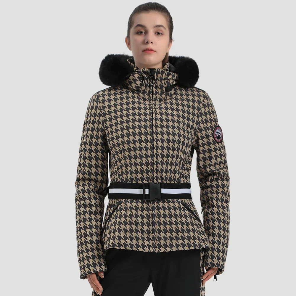 Chaquetas de esquí de montaña para mujer, abrigos de nieve para Snowboard, ropa deportiva para exteriores, abrigo cálido a prueba de viento para esquí, invierno, 2025