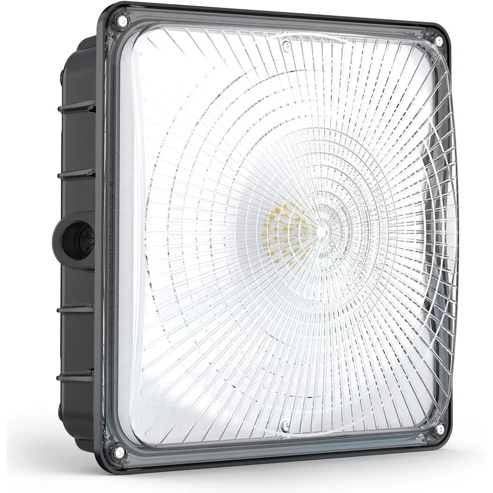 

LED Light 45W: 6300LM 5000K Daylight - 120-277V LED Lights Outdoor IP65 Waterproo or Workshop Carport Entrance - 1 Pack