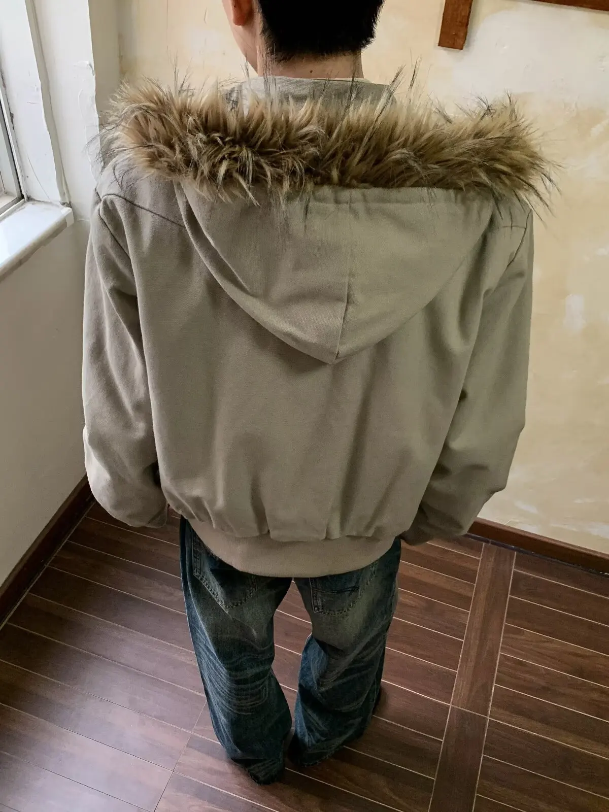 Fur Collar Big Jackets Mens Spring Military Golf Punk Pilot Built-in Warm Dept Navy Outerwear Padded Goods Track Costume Field - view 5